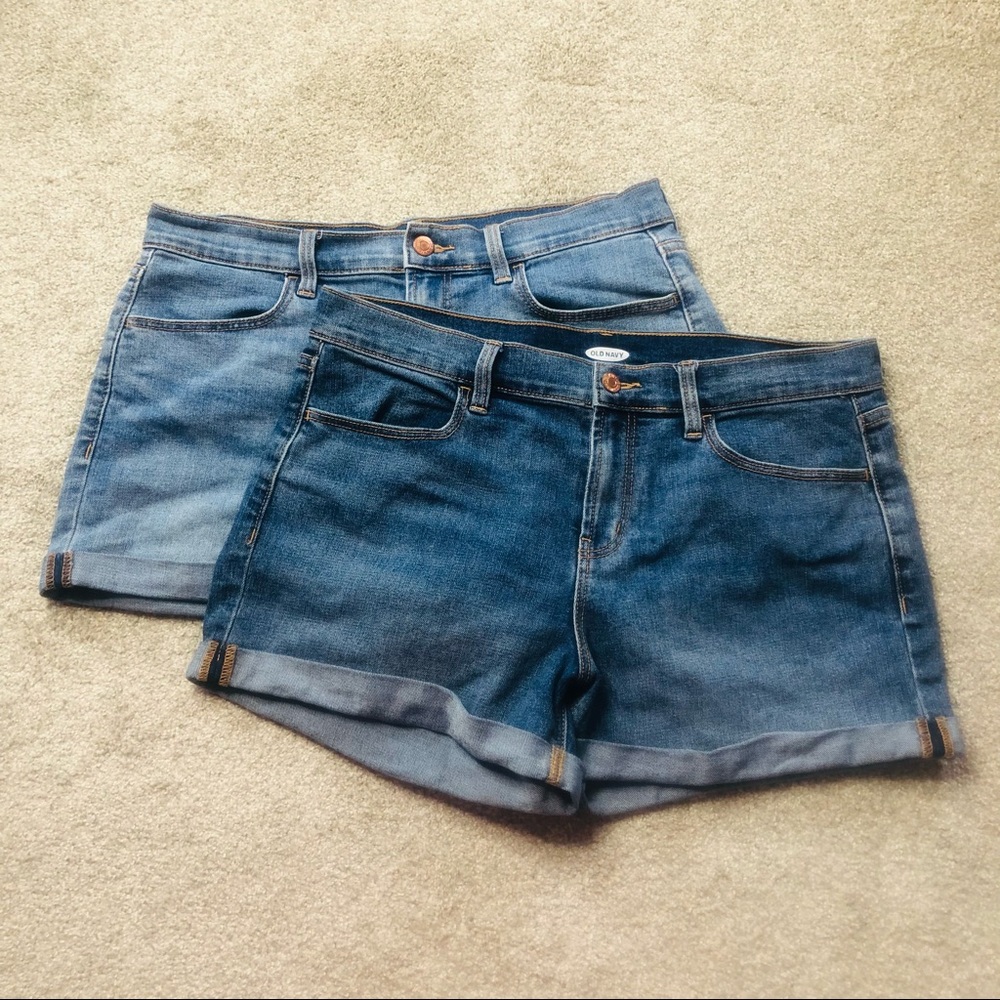 Old Navy Mid Rise Cuffed Shorts
